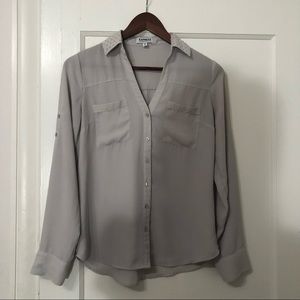 Express Grey Portofino Shirt